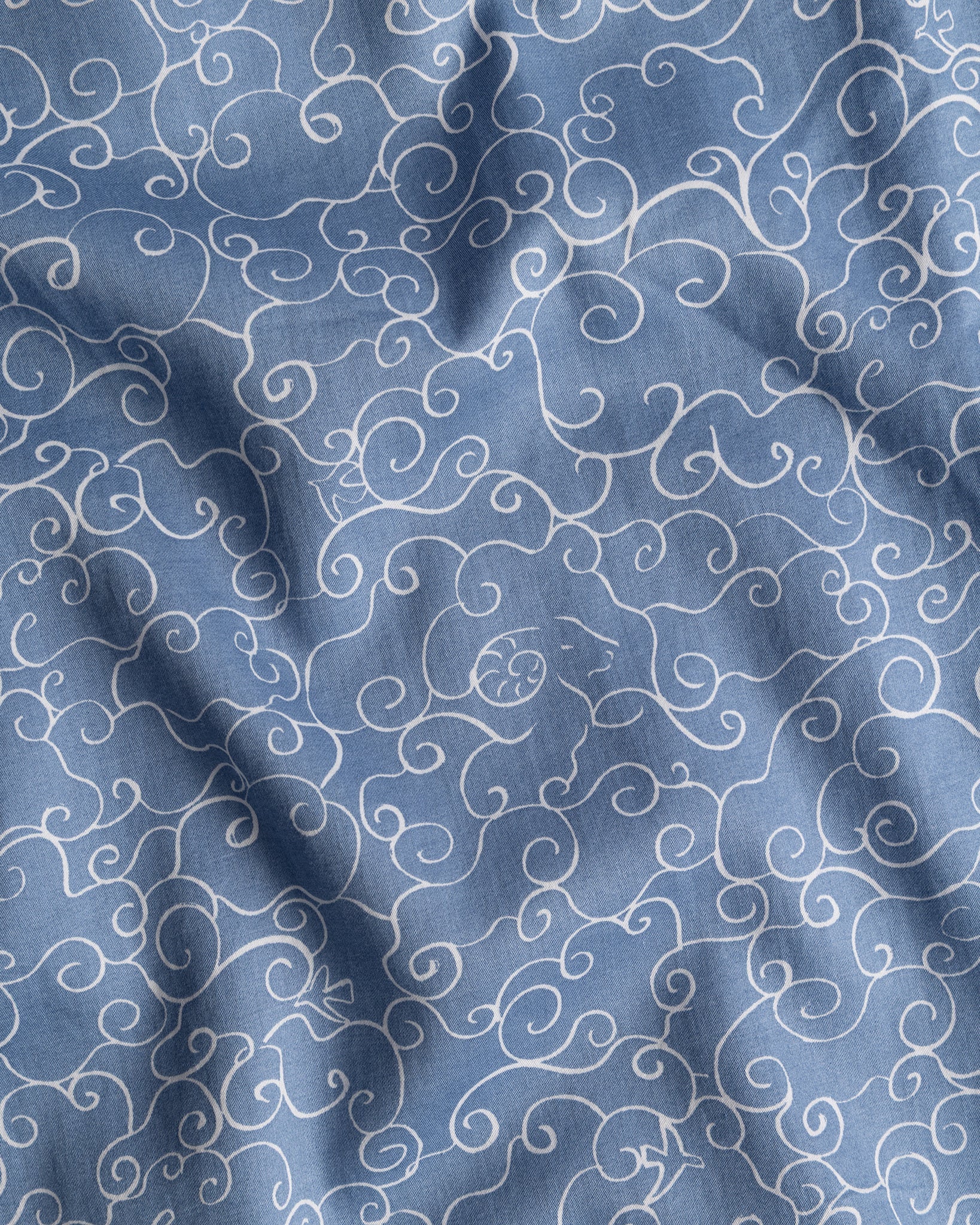 Organic cotton Sky Ramble print
