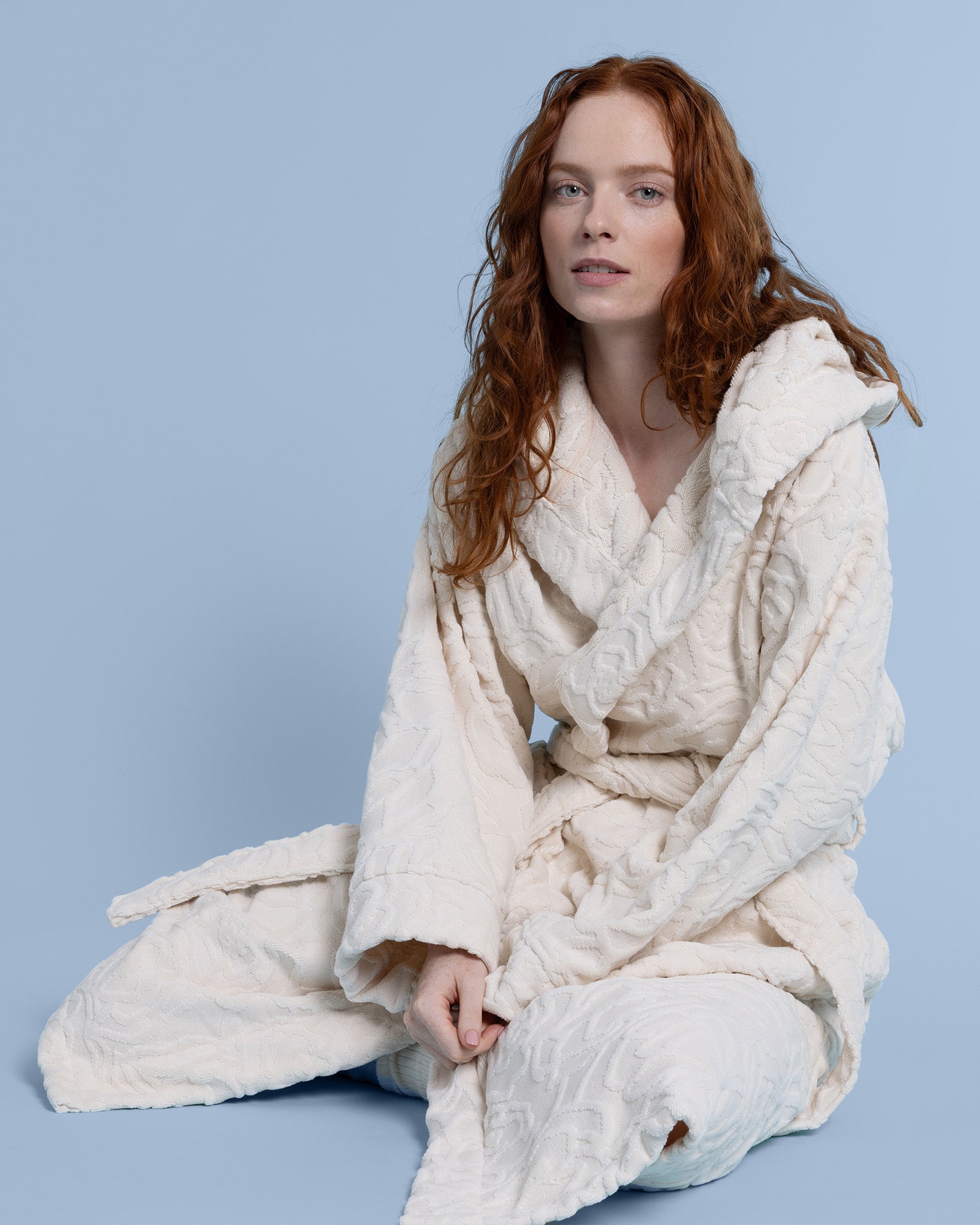 Luxury soft organic cotton cosy dressing gown Yawn Luxury soft organic cotton cosy dressing gown Yawn