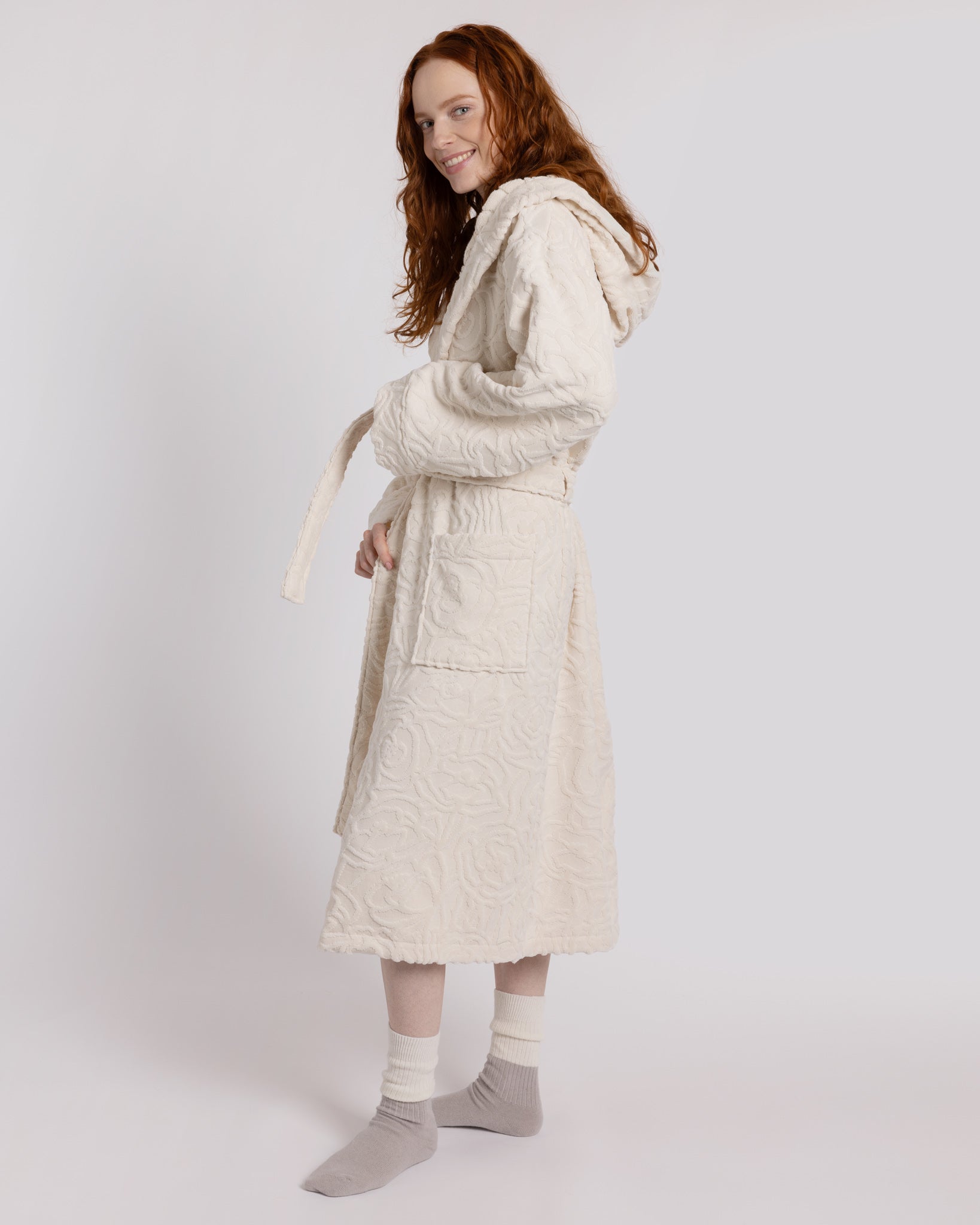 Dreamers Robe Luxury soft organic cotton cosy dressing gown – Yawn