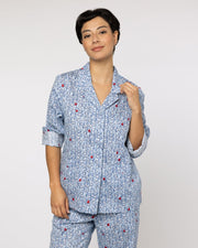 Organic Cotton Blue Pyjama Set, Pixie PJ Sets Yawn