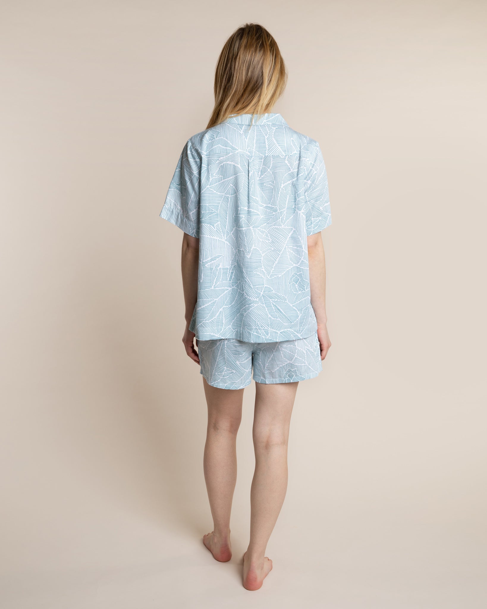 Eve Organic Short Pyjama Set Shirt & Short Set Yawn 