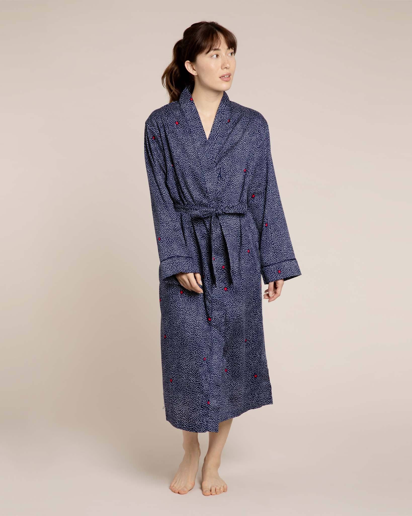 Float Away Organic Cotton Robe Dressing Gowns Yawn 