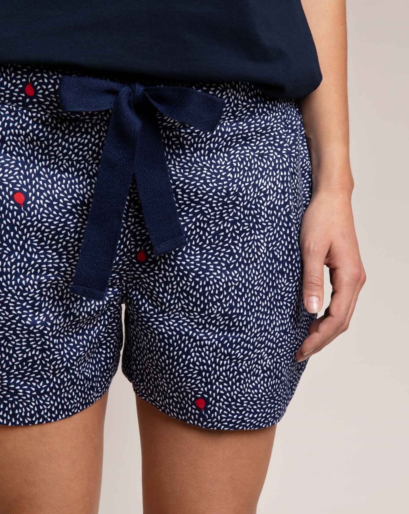 Float Away Organic Pyjama Shorts Sleep Shorts Yawn 