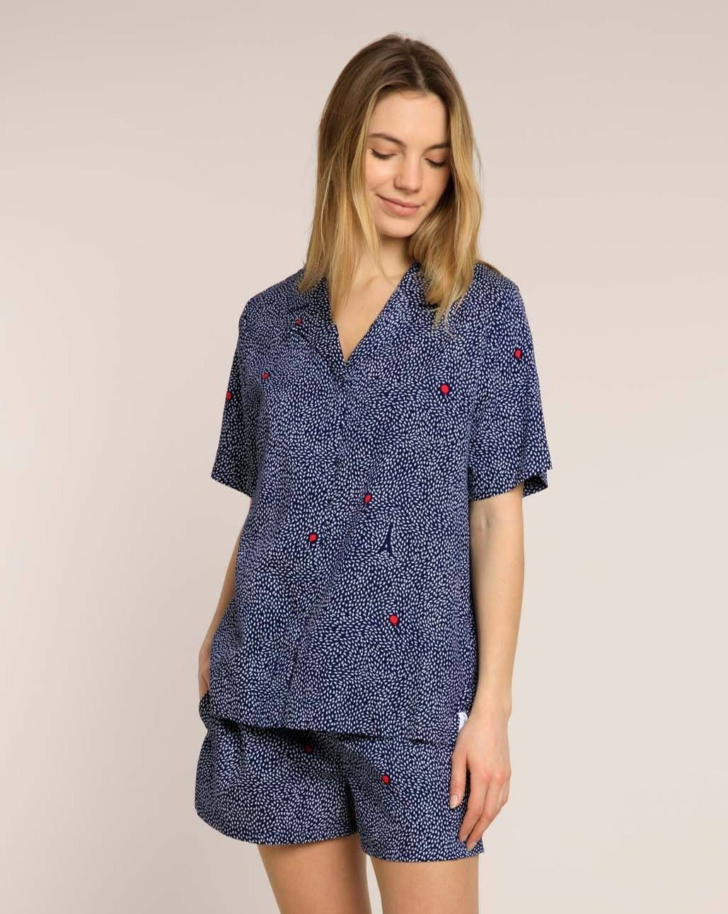 Float Away Organic Shorts Pyjama Set PJ Sets Yawn 
