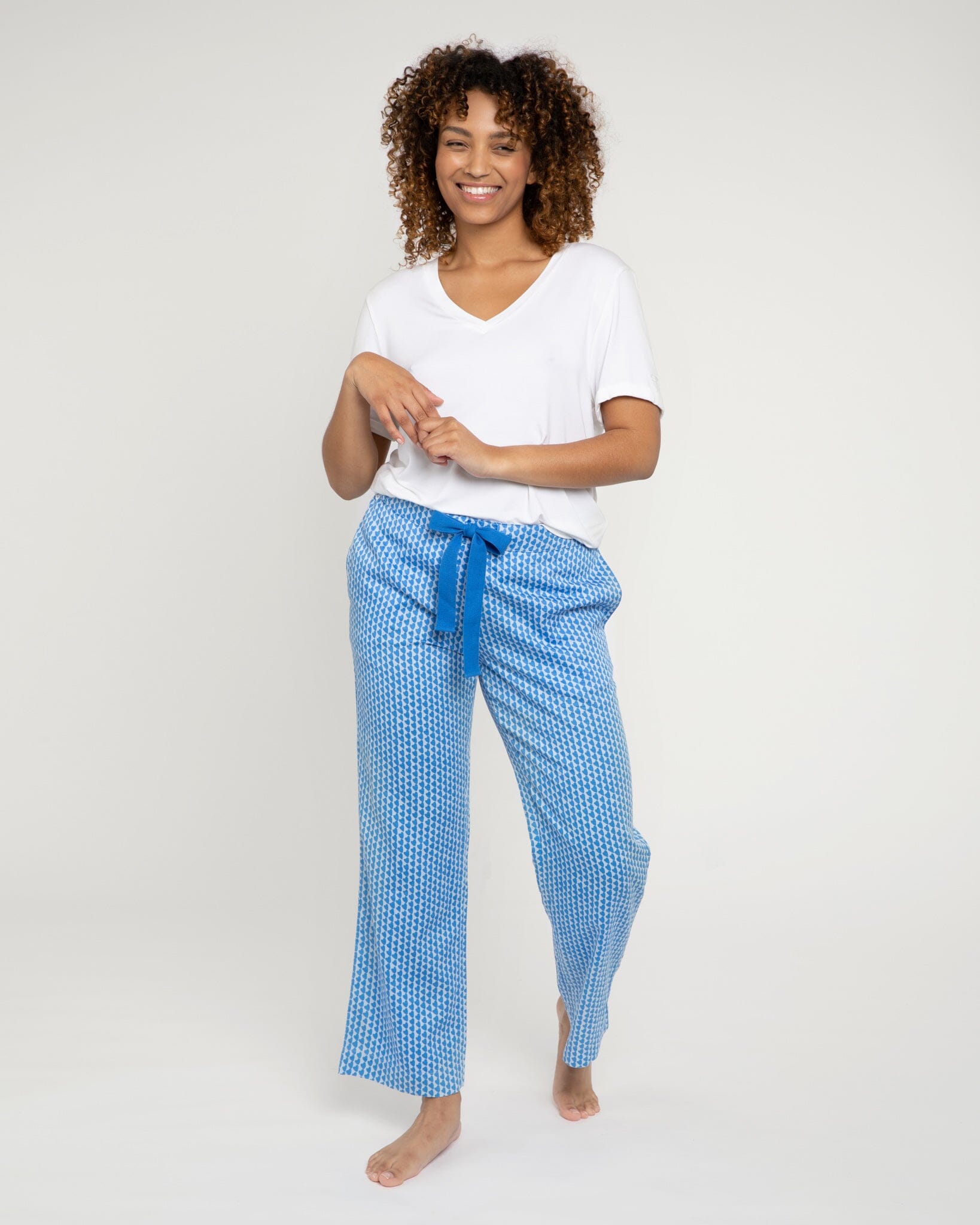 Luxury Cotton Pyjama Bottoms & PJ Bottoms For Women