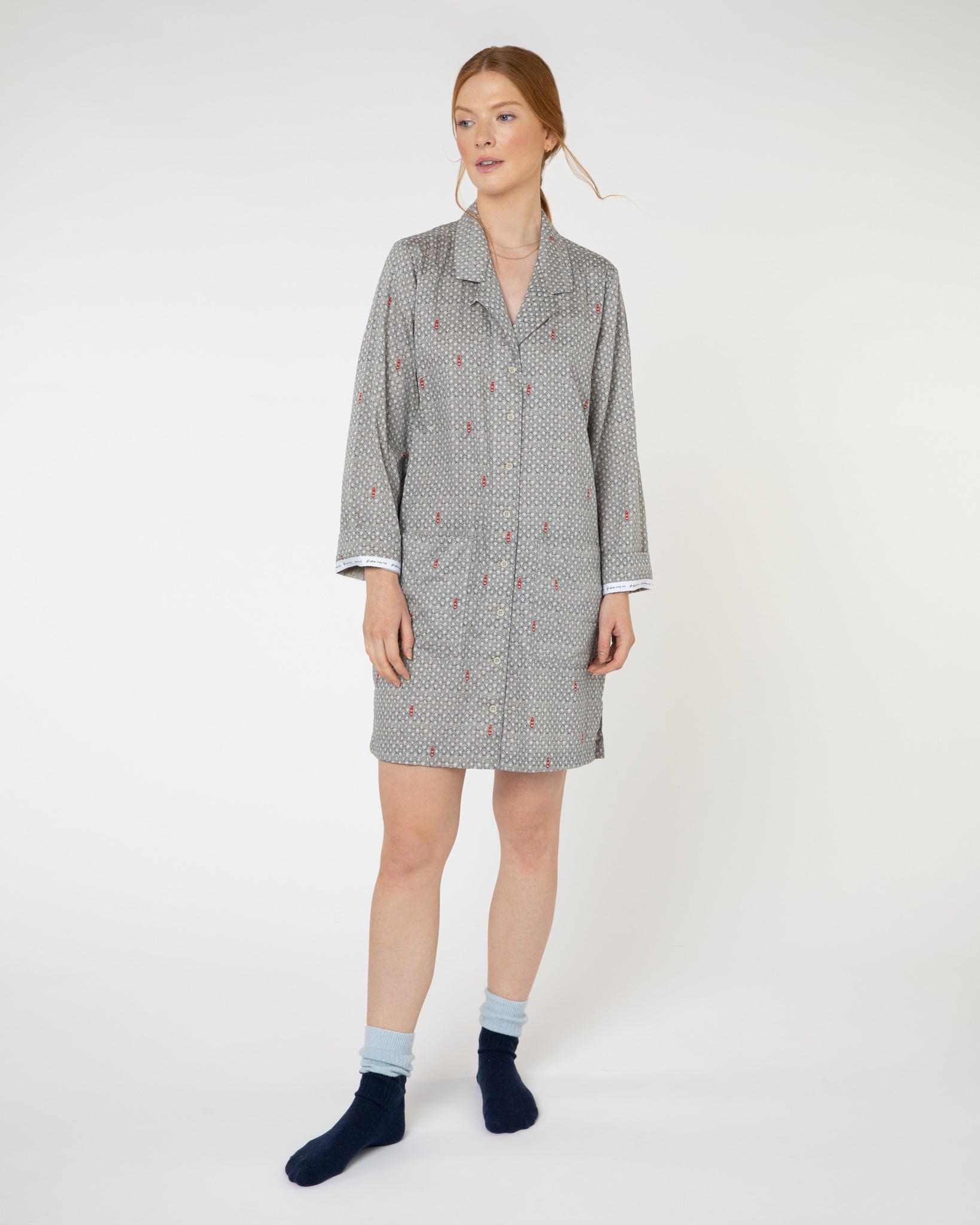 Port in a Storm Organic Nightshirt Nightshirts Yawn 