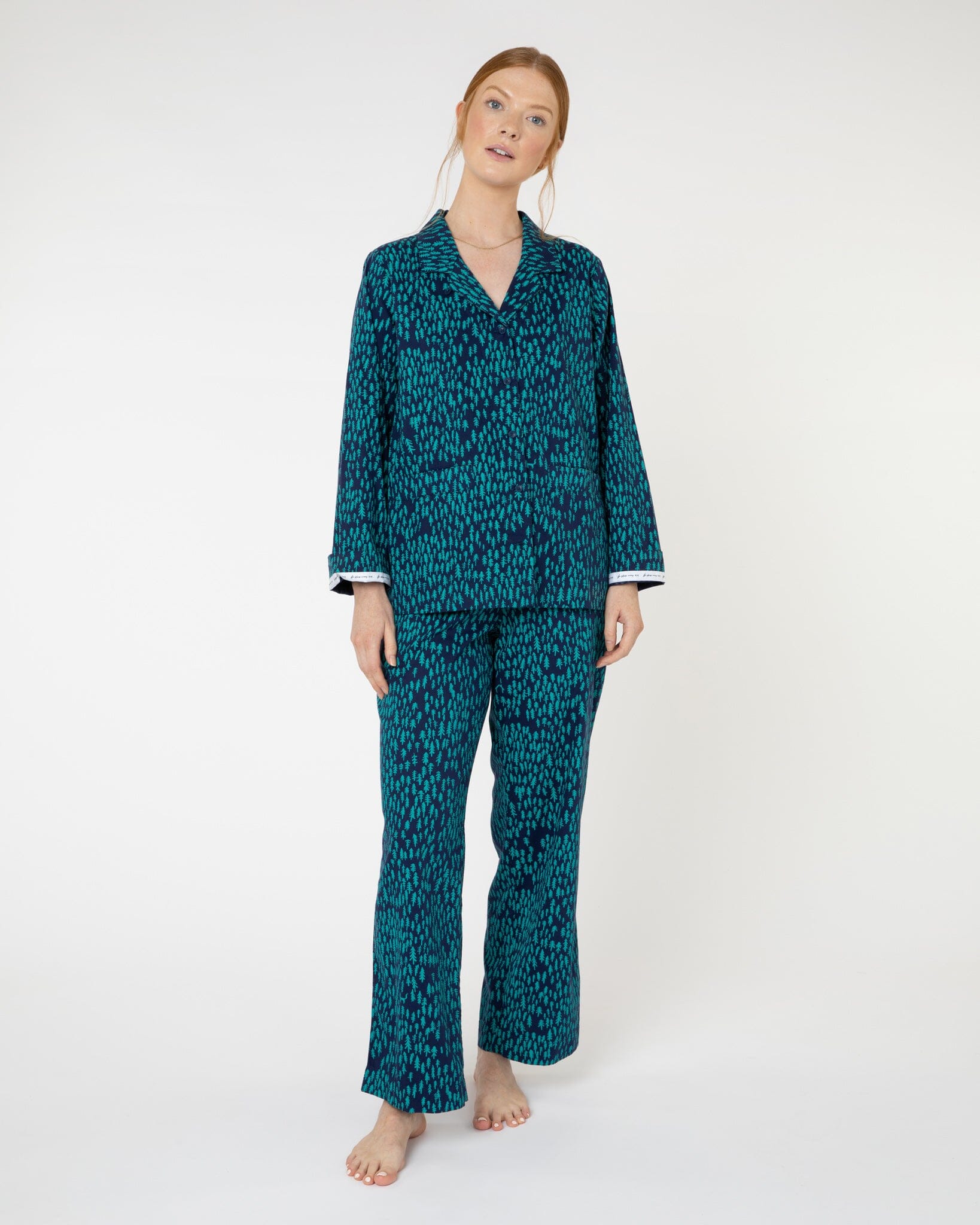 Treetops & Tales Organic Cotton Pyjama Set PJ Sets Yawn 