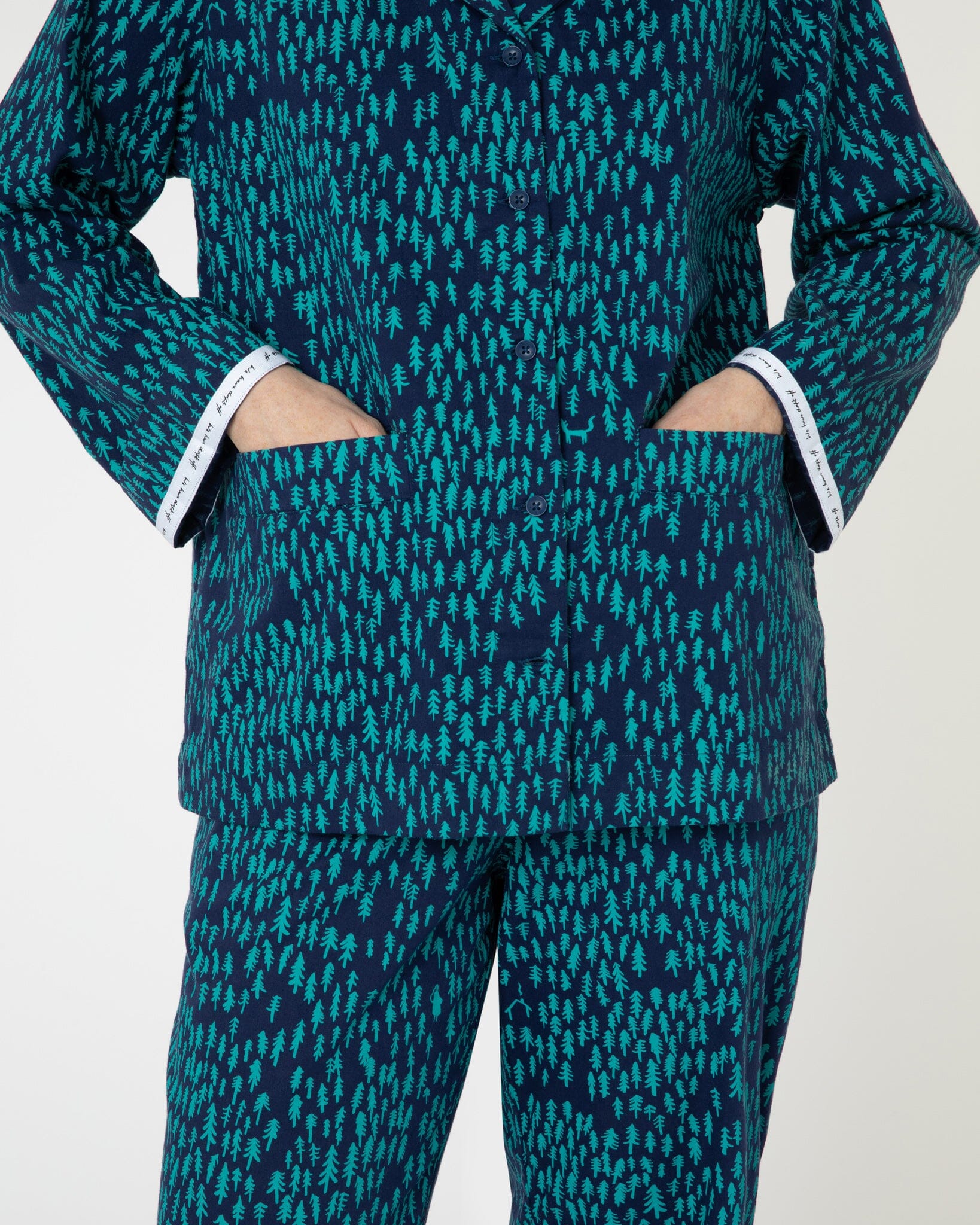 Treetops & Tales Organic Cotton Pyjama Set PJ Sets Yawn 